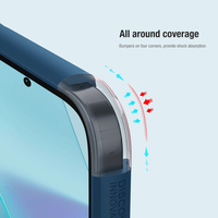 Nouveau Nillkin marque Super givré bouclier Pro TPU pare-chocs dur PC dos étui de protection pour téléphone portable pour Xiaomi Redmi Note 13 Pro Plus