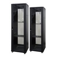 Armoire de serveur 19 pouces 600 800 mm 12U 18U 20U 22U 24U 27U 32U 36U 42U 45U 47U pour réseau intérieur