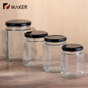 45ml 60ml 100ml 380ml 500ml 730ml nouveaux matériaux couleur personnalisée 8oz alimentaire miel sauce chili confiture emballage verre pot de stockage d'herbes - Product Image 2