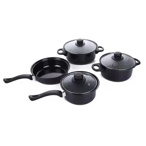 Utensílios de cozinha 13 peças, conjunto de panelas antiaderentes e armários para cozinhar