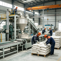 Matériau réfractaire coulable résistant aux acides, fourni par l'usine, 80% résistance aux acides, résistance à la compression à froid 10MPa, densité apparente 1.35-1.45 pour cheminée