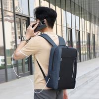Sac à dos multifonctionnel imperméable en tissu Oxford de style japonais pour garçons, avec fermeture à bouton, idéal pour les voyages et les trajets quotidiens au collège/lycée