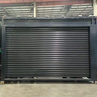 Porte à enroulement automatique en acier galvanisé robuste, résistante aux ouragans, pour entrepôt commercial