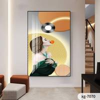 Morden femme Graffiti Art affiches imprime abstraite mode fille peintures toile imprimée photos