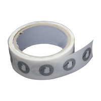 Petit autocollant d'incrustation humide NFC 13.56 14443A 213 MHz personnalisé avec étiquette d'autocollant NFC codée par application/site Web/QR