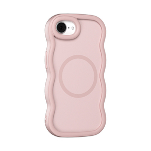 Coque de téléphone antichoc à charge sans fil magnétique mate en forme de vague bouclée pour <span class=keywords><strong>iPhone</strong></span> 16E SE 4 2025 - Product Image 6