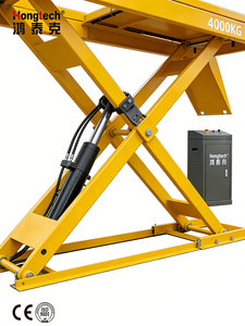 Hongtech HOT-OGL4 3D Wheel Alignment Scissor Lift Kapasitas 4T 5T Platform Dua Tingkat Ultra-Tipis Bersertifikasi CE Kelas Komersial - Product Image 2