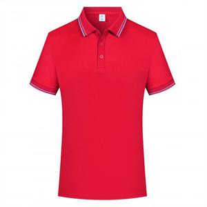 <b>Polo</b> Shirt Solid Color Contrast Trim Polyester Fiber Short Sleeve Daily Wear - Product Image 4