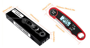 Thermomètre numérique pour viande, simple, étanche, lecture ultra-rapide, matériau PVC durable, impression UV, promotionnel, pour grillades et cuisson - Product Image 2