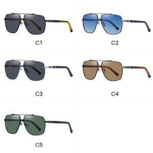 Hochwertige CROESUS Marken-Sonnenbrille mit Metallrahmen, Pilotenform, TAC Polarisierte UV400 Gläser, Modisches Unisex-Modell 6321 für den Großhandel - Product Image 3