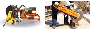 เครื่องตัดรางแบบพกพา ใช้แบตเตอรี่ลิเธียม สำหรับงานก่อสร้างราง - Product Image 4