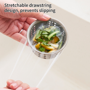 Tragbares Einweg-Polyester Faltbares, umwelt freundliches Küchen zubehör Food Catcher Water Sink Net Wire <span class=keywords><strong>Mesh</strong></span> Sieb filter beutel - Product Image 4