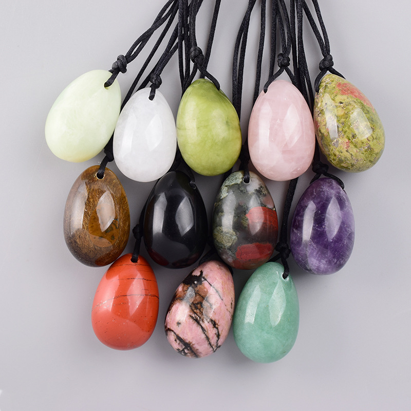 Нефритовое яйцо для послеродового упражнения киска яйцо Кегель тренировочный мяч массажный порошок Хрустальное яйцо Yoni