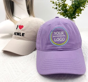Wholesale 100% Cotton Adjustable 6-Panel Cotton Dad Hat Custom Embroidered Common Image Sports <b>Cap</b> New Style <b>Baseball</b> <b>Cap</b> - Product Image 5