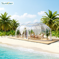 Sunkaer Maison à bulles antirouille, UV, pluie et neige Tentes dôme de glamping d'hiver gonflables et personnalisées Igool Maisons dôme préfabriquées