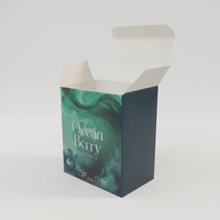 Boîte d'emballage en carton kraft pour cosmétiques et soins de la peau, personnalisée, écologique, recyclable, durable, avec impression intégrale