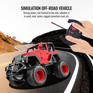 รถบังคับวิทยุ 2.4G 4WD ขับเคลื่อนสี่ล้อ พร้อมไฟ ชาร์จผ่าน USB สำหรับทุกสภาพพื้นผิว สีน้ำเงิน-ส้ม คละสี จำนวนมาก - Product Image 2