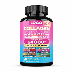<span class=keywords><strong>Capsule</strong></span> de biotine et de collagène Brain Vitale, fabrication GMP ISO HACCP, <span class=keywords><strong>prix</strong></span> OEM rapide, étiquette privée, <span class=keywords><strong>prix</strong></span> réduit - Product Image 1