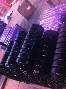 Thép không gỉ mới tác động băng tải con lăn đệm idlers cho ngành công nghiệp KHAI THÁC MỎ - Product Image 5