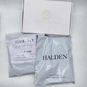 Bolsas de Correo Blancas con Logotipo Personalizado, Bolsas de Embalaje para Envíos, Bolsas de Polietileno Grandes y Extra Grandes de 14.5x19 19x24 - Product Image 6