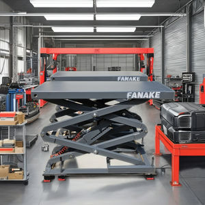 Lève-voiture à ciseaux hydraulique à double vérin synchronisé ANGE RHEAS, encastré, capacité 400 kg, modèle RYS-JSZW065, hauteur de levage 25-72,8 pouces - Product Image 5