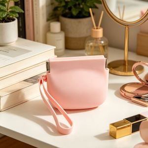 Custom Logo Brand Water Resistant Silicone Wallets Cute <b>Small</b> Size Unisex Portable Coin <b>Purse</b> With Zipper Closure - Product Image 1