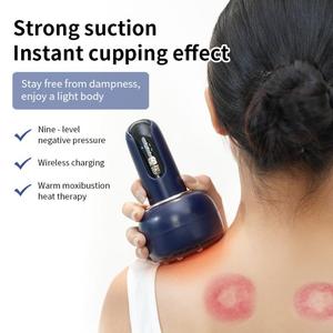 Cross-border Scraping Cupping Instrument Charging Walking Can Suction <b>Heating</b> Tendon Meridian <b>Brush</b> - Product Image 4