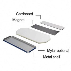 Componentes al por mayor de fábrica: Materiales para hacer imanes de nevera rectangulares de imán/estanque/ylar de 80*53 mm - Product Image 1