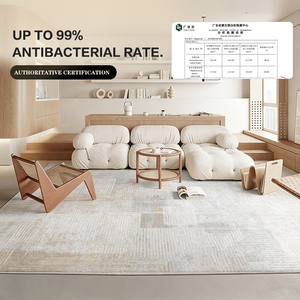 <span class=keywords><strong>Tappeti</strong></span> di Lusso Bianchi Dsermer per <span class=keywords><strong>Soggiorno</strong></span>, Grandi <span class=keywords><strong>Tappeti</strong></span> Antibatterici da Parete a Parete, <span class=keywords><strong>Tappeti</strong></span> Grigi Personalizzabili - Product Image 4