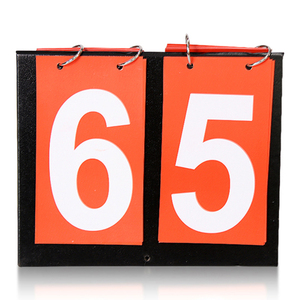 Compteur de score manuel de tableau de bord Portable pour volley-ball Tennis tableau de bord à deux chiffres <span class=keywords><strong>Flipper</strong></span> fournisseur de sport - Product Image 2