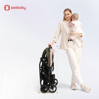 Poussette de haute qualité pour bébé, cadre en acier inoxydable, capacité de charge de 15 kg, design pliable, modèle en polyester T09A