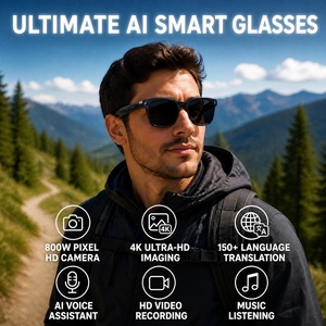 Fashionable Smart Sunglasses Magnetic Charging Wireless Hands-free 8MP <b>Camera</b> BT Outdoor AI Real-time Translation <b>Glasses</b> - Product Image 1