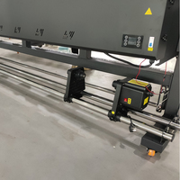 Impresora de inyección de tinta ecosolvente de 4 cabezales con ajuste continuo de 2-8 mm y 3200 mm de ancho, automática y flexible para impresión.