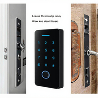 Aplicación Tuya, cerradura de puerta inteligente con huella dactilar, lector de tarjetas IC, teclado impermeable para exteriores, sistema de Control de acceso, pantalla táctil biométrica en la nube