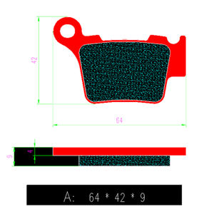 Pastillas de freno traseras delanteras de cerámica para motocicleta de alto rendimiento para <span class=keywords><strong>KTM</strong></span> <span class=keywords><strong>EXC</strong></span> <span class=keywords><strong>125</strong></span> 04-17 XC 250 04-07 Pastillas de fricción para motocicleta FA368 - Product Image 4