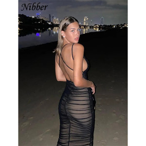 Abiti pieghettati in Mesh Sexy - Product Image 4