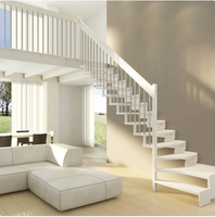 Escalier de grenier électrique télescopique en acier Prima Iron Railing pour villa de luxe en bois, échelle pliante en acier, escalier flottant