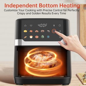 Hot Selling Visible Electric Cook Machine Without Oil Digital Air Fryer 1500W Household Small Kitchen Appliance - Product Image 3