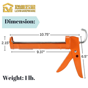 Pistolet <span class=keywords><strong>à</strong></span> mastic professionnel <span class=keywords><strong>sans</strong></span> <span class=keywords><strong>fil</strong></span> portable 9 pouces/310 ml/10 oz, rapport de poussée 18:1, en alliage de <span class=keywords><strong>fer</strong></span>, pistolet <span class=keywords><strong>à</strong></span> mastic <span class=keywords><strong>à</strong></span> cliquet personnalisé - Product Image 6