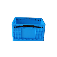 Caisses de transport en plastique pliables, robustes, écologiques, empilables, pour déménagement, palettes, conteneurs de recyclage pour légumes