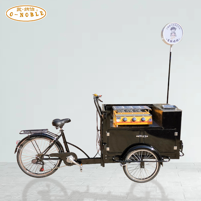New Design Bicycle Food Carts Mobile Efficient