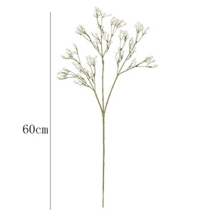 Arche de fleurs miniatures en gypsophile blanc à longues tiges pour mariage, vente en gros de centres de table de mariage - Product Image 5