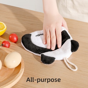 Support OEM Product Cartoon <b>Towel</b> Plush <b>Hand</b> <b>Towel</b> Thickened Dish <b>Towel</b> Hanging Absorbent Non Hair Dish Cloth for <b>Kitchen</b> - Product Image 4