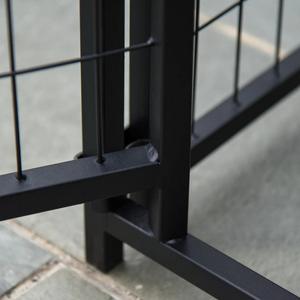 Moderne Buiten Hondenhok Eenvoudig Te Monteren Klassieke Dierentuin <span class=keywords><strong>Kennel</strong></span> Duurzaam Metalen Materiaal Voor Honden - Product Image 3