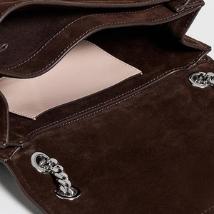 Sac à bandoulière vintage simple personnalisé DIY chaîne métallique sangles daim sac à main sacs à main pour femmes mode élégant Weekender sacs à bandoulière - Product Image 5