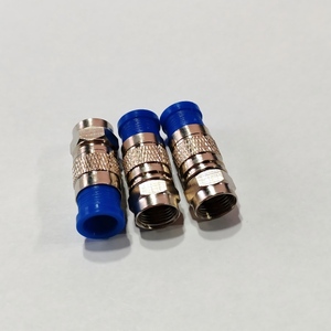 ช่องต่อสายเคเบิลร่วม <span class=keywords><strong>RG6</strong></span>เชื่อมสัญญาณ RF ประเภท F ตัวผู้75-5ช่องเชื่อมสัญญาณทีวีแบบสากล - Product Image 1