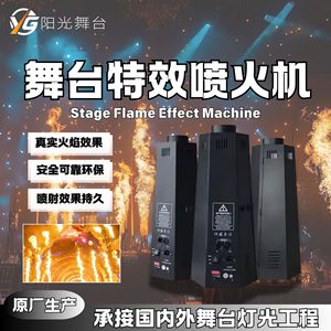 Máquina de Llamas Hexagonal YG-Hexagonal Flamethrower DMX512 con Control Remoto, Equipo de Columna de Fuego para Espectáculos - Product Image 5