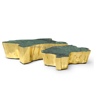 Sofá de Cuero con Base de Latón de Lujo Italiano, Diseño de Uvas, Muebles Personalizados para Sala de Estar, Sofá de Alta Gama para Villa - Product Image 5