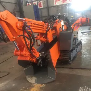 Máquina chita Dig Tunnel Crusher Loader com martelo