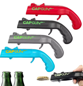 Ouvre-bouteille avec lanceur de capsules, pistolet amusant pour fêtes, barbecues, et événements sportifs, gadget unique pour tirer les capsules de bière, cadeau cool pour hommes - Product Image 1